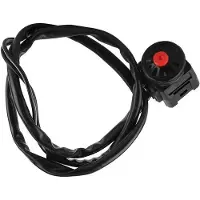 OEM Motorrad-Alarmknop 12 V, universell einstellbar, 7/8 Zoll, 22 mm, Motorrad-Alarmknop mit Sicherheitsfunktion für Motorrad und MTB