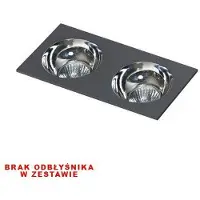 Azzardo Hugo 2 Schwarzes Downlight