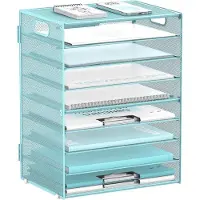 OEM Papier-Organizer - Büro-Box - 9-Schichtiger Stapelbar - 287 kg - Blau