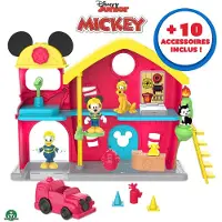 Mickey Mouse Feuerwehrhaus Mickey 14 Teile (40 x 13 x 33 cm)