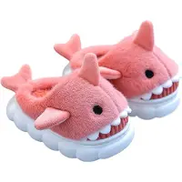 Permani Kinder Hausschuhe Gefüttert Slippers Isoliert Schlappen Pantoffeln Liron Rot Gr.32/33