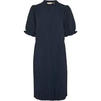 Culture Midikleid "Kleid CUpaddy", Damen, Gr. L, N-Gr, blau (salute), Obermaterial: 100% Polyester PES., Kleider Midikleid