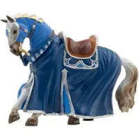 BULLYLAND Turnierpferd 80769 14,5cm Blau PVC-frei Spielzeug Geschenk Kinder 3+