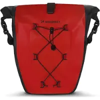 Wozinsky Wasserdichte Fahrradträger Pannier Bag 25L Rot (Wbb24Re)