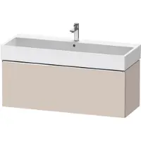 Duravit D-Neo Waschtischunterbau wandhängend, 1184x440x442mm, 1 Auszug, mit Griff Chrom, DE4275010910000