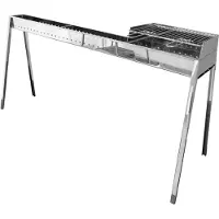 Lisa – Milano Grillspießkocher 100+40+ Schott-Zubehörset – Steel Line