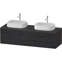Duravit Zencha Konsolenwaschtischunterbau, 1600x550mm, 2 Auszüge, 2 Schubkästen, 2 Ausschnitte, ZE4825, ZE4825B16800000