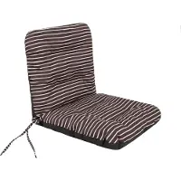 Hobbygarden Gartenstuhlauflage "Natalia" 96×48 cm – 7 cm dick, wasserabweisend & UV-beständig, pflegeleicht, mit Befestigungsbändern |