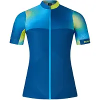 Endura Bitmap Block FS260 Print Short Sleeve Jersey barra blue L