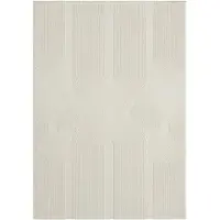 Merinos Teppich "Sign 1904", beige (creme), B:80cm H:12mm L:150cm, Polyester, Teppiche, Teppich, Hoch Tief Struktur, Geometrisch, 100% recyceltem Polyester, Wohnzimmer
