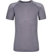 Falke Herren T-Shirt Wool-Tech Light, M, Grau, Uni, Schurwolle