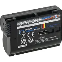 PATONA Platinum Akku mit USB-C Input für Nikon EN-EL15c