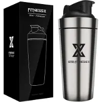 Sonstiges Edelstahl Shaker 700ml Sport Fitness Yoga Gym Bottle Mixer