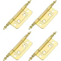 OEM Metallische Scharniere-Set, nicht einbaubar, für Möbeltüren, Schranktüren, Schränke und Fenster, goldfarben