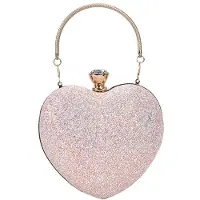 OEM Hochzeits-Tasche mit Herzform und Glitzersteinen, schmales Schultertaschen-Design