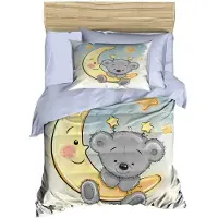 L'essentiel Maison , PH167, Baby-Bettbezug-Set, Blau, 100 x 150 cm