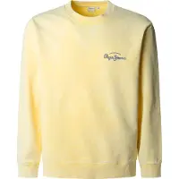 Pepe Jeans für Herren. PM582918 Sweatshirt Terrel gelb (L), Lässig, Baumwolle, Langarm