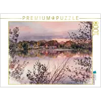 CALVENDO Puzzle Haselünner See | 1000 Teile Lege-Größe 64 × 48 cm Foto-Puzzle für glückliche Stunden
