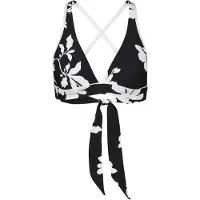 Seafolly - Mayflower Multi Fit Longline Tri - Bikini-Top Gr 42 schwarz