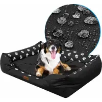 Stanislaw Jurga Hundebett „Puffy“ – Wasserabweisend & Herausnehmbares Kissen – 65x55 cm – Robustes Oxford-Gewebe | PillowPrim