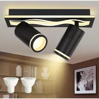Vayalt LED-Deckenstrahler 13W 2x6W GU10 3000K Verstellbar Fürs Wohnzimmer Warmweiß