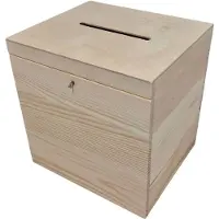Gerkimex Playwood Holz Briefumschlagkiste Lernspielzeug natur hoch