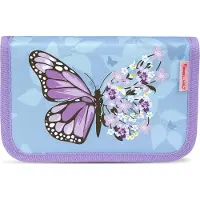 Belmil ungefülltes Federmäppchen "Purple Blue Butterfly"