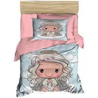 L'essentiel Maison , PH170, Baby-Bettbezug-Set, Rosa, 100 x 150 cm
