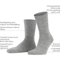 Falke Socken "Walkie Light", Damen, Gr. 39-41, blau (marine (6120)), Obermaterial: 66% Schurwolle WV. 34% Polyamid PA., Socken Socken