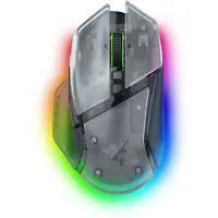 Razer Basilisk V3 Pro 35K, Rechts, Optisch, RF Wireless + Bluetooth + USB Type-A, 35000 DPI, Weiß
