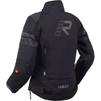 Rukka Armatou-R wasserdichte Damen Motorrad Textiljacke, schwarz, 42