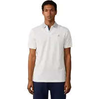 Hackett für Herren. HM5600184 Poloshirt H Tape weiß (M), Lässig, Baumwolle, Kurzarm