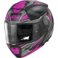 Givi Modular Helm X27 Sector Lady Mattschwarzes Titanfuchsia größe M