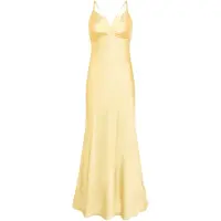 Vera Mont Abendkleid "Abendkleid schmal geschnitten", Damen, Gr. 38, EURO, gelb (sunlight), Obermaterial: 100% Polyester PES., Kleider Abendkleid