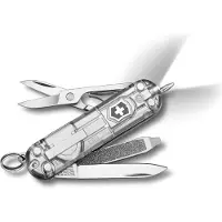 Victorinox Signature Lite, Schweizer Taschenmesser, transparent silber