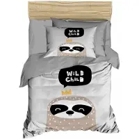 L'essentiel Maison , PH1104, Baby-Bettbezug-Set, Grau, 100 x 150 cm