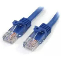 StarTech.com .com Cat5e Patchkabel mit Snagless RJ45 Anschluss - 5m - Blau, 5 m, Cat5e, U/UTP (UTP), RJ-45, RJ-45, Blau