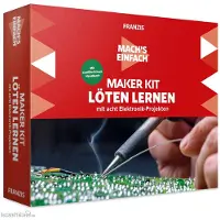 Franzis Experimentierkasten "MakerKit Löten lernen", bunt (weiß, neutral), Experimentierkästen, Kinder, Experimentierkasten