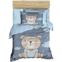 L'essentiel Maison , PH161, Baby-Bettbezug-Set, Navy blau, 100 x 150 cm