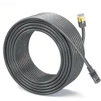 Elfcam - 5m Starlink Gen 3 Kabel Cat 6, RJ45 LAN Netzwerkkabel IP68, Outdoor Ethernet Verlängerungskabel wetterfest für Starlink Mini Router