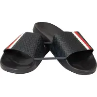 Tommy Hilfiger Herren-Slipper Meeresschwimmbad Bandeau Beachwear Artikel XM0XM02332 Slide, EUR 42 - UK 8 - USA 9 - CM 26,5, Gomma 100%