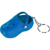 Gistuch Schlüsselanhänger Mini süßer Silikon tragbarer Slipper für Schultasche Handtasche Geschenk Seeblau