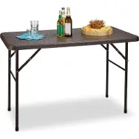 Northix Klappbarer Gartentisch BASTIAN