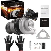 OEM Turbolader, Stahl, 29 x 27 x 23 mm, Kompatibel mit Jaguar E-Pace X540 & F-Pace X761, 7020g