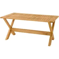 AEA Eleganter brauner Esstisch aus Holz für modernes Esszimmer