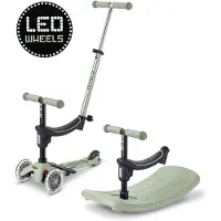 Micro mobility Scooter Mini 6in1 Rock & Go LED grün multifunktional