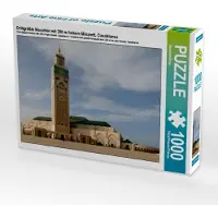 CALVENDO Drittgrößte Moschée mit 200 m hohem Minarett, Casablanca 1000 Teile Puzzle quer 640x480mm, Berns Nicolette; 7442800