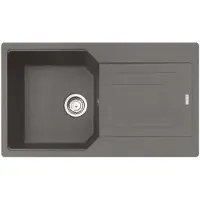Franke Urban - Fragranit Küchenspüle UBG 611-86, 860x500 mm, grauer Stein 114.0700.115