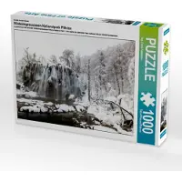 CALVENDO Ein Motiv aus dem Kalender Winterimpressionen Nationalpark Plitvice 1000 Teile Puzzle quer 640x480mm, Franz Kaufmann Ing.; 7346341
