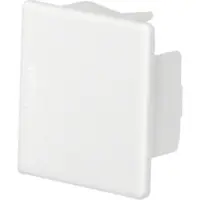 Hager Halogenfreies Endstück für Leitungsführungskanal LF 30x30mm, aufrastbar, verkehrsweiß, 1 Stk.